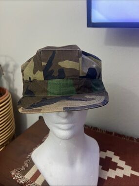 🪖 Authentic USGI Military Issue Woodland Camo Patrol / Utility Cap!